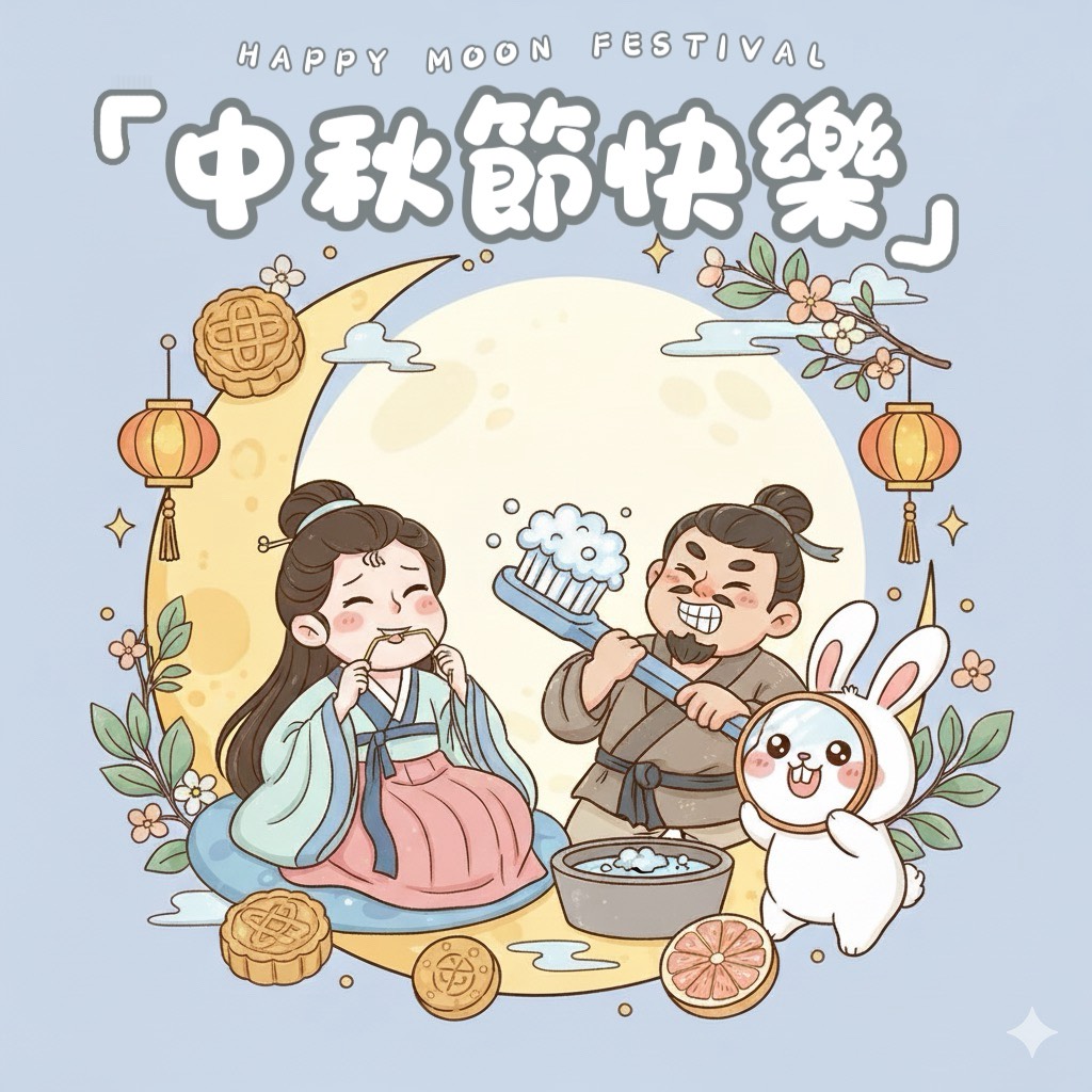 京品牙醫診所_中秋節賀卡